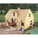 BREYER HORSES DELUXE WOOD BARN WITH CUPOLA