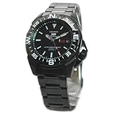 Seiko 5 Sports Mens 100M Black IP Self-Winding Automatic Watch Model SNZE83K1 by Seiko