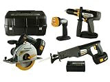 Panasonic EYC156GQW 18-Volt NiMH Cordless 4-Tool Combo Kit