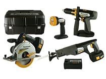 Panasonic EYC156GQW 18-Volt NiMH Cordless 4-Tool Combo Kit