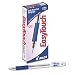 Pilot EasyTouch Stick Ballpoint Pen, Fine Point, 0.70 mm, Clear Barrel, Blue Ink  12-Count (32002)