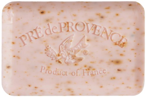 Pre de Provence Soap, Rose Petal, 8.8 -Ounce Cello Wrap