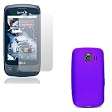 Fosmon 2 in 1 Bundle for LG Optimus S LS670 – 1x Fosmon Soft Protective Silicone Case (Purple), 1x Crystal Clear Screen Protector Reviews