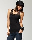 Sweet Lace Mesh Tank - black (L)