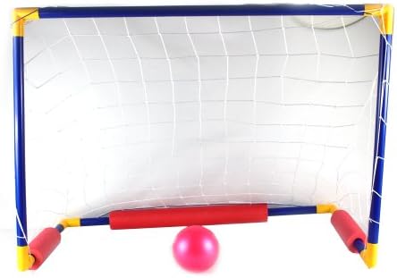 King Sport Deluxe 20 Piece Floating Swimming Pool Toy Water Polo Play Set w/ Goal, Net, Ball