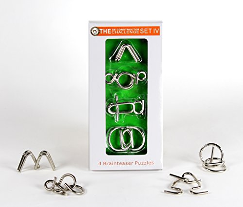The De-constructor Challenge: 4 Metal Brain Teasers Set IV