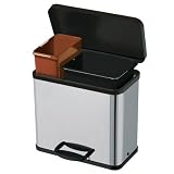 Hailo 0630-010 Tret-Abfalltrenner Trento �ko 19 + 11 edelstahl - 