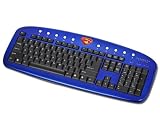 i-rocks Superman Media Slim Keyboard (BLUE)