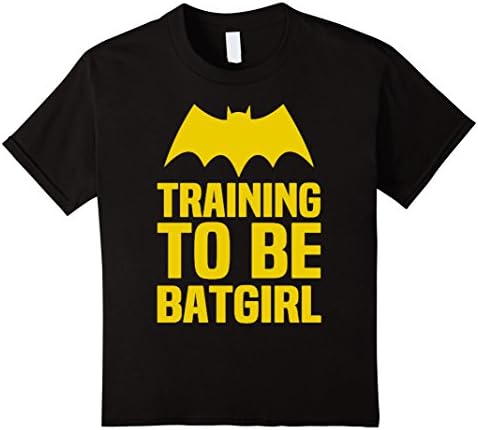 Kids Training to be batgirl 8 Black