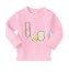 Ripple Junction - Bacon, Eggs And Toast - Pink Toddler Long Sleeve Tee - 4T