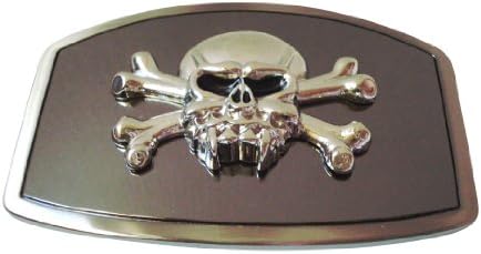 JK TradingMen's Skull & Bone Belt Buckle