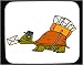 Mouse Pad with letters, postal, delivering, mail, turtle Image