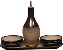 Sango Nova Brown 8-Piece Dipping Set