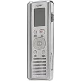 Product details for Coby CXR190 Digital Voice Recorder with Integrated Speaker (sliver)