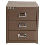 BISLEY ビスレー H123NL マルチ収納ケース / キャビネット Basic 12 ベーシック 12 【3段】コーヒー TX