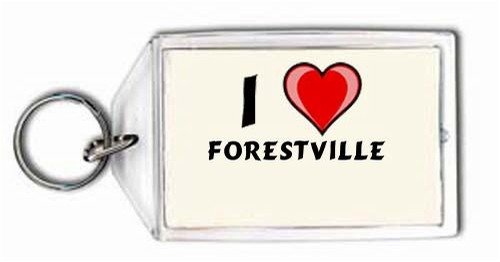 I Love Forestville Keychain