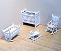 Melissa & Doug Deluxe Doll-House Nursery Furniture