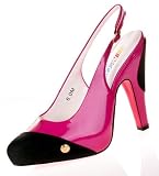 NASCAR Mable Womens Dress Shoes Heels Pumps Pink/Black