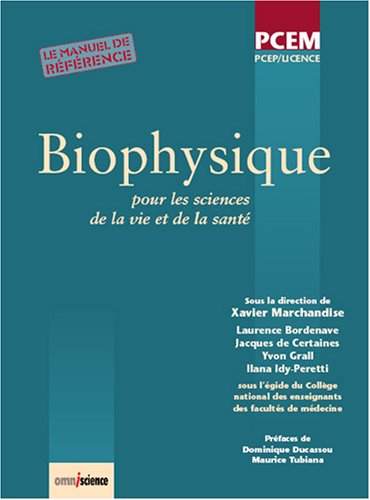 biophysique pour les sciences de la vie et de la santé