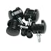 Caster Set for File Chests, Black, 4/Set RUB44000