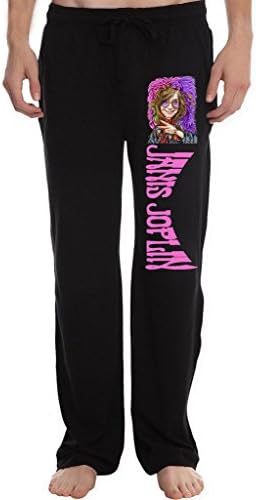 XINGJX Men's Janis Joplin Psychedelic Rock Running Workout Sweatpants Pants M Black