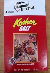 Diamond Crystal KOSHER SALT - 1 box, 3 lb