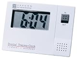 Oregon Scientific Indoor/Outdoor Digital Thermometer with clock