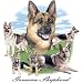 German Shepherd Adult T-Shirt