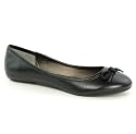 Womens Flat Round Toe Pump Ladies Bow Ballerina Shoe Size 3 4 5 6 7 8