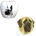 Full Color Mastiff Pillow Vase, Porcelain by Rosalinde (4')