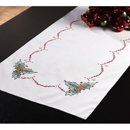 Holly Bells Table Runner 