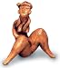 Seated Female Figurine Replica