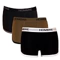 3 er PACK "Sprinter" von Hombre, sportiver Hipster-Short. Baumwolle mit 5% Elasthan in 4 Gr��en
