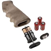 Hogue Rubber Grip Ar-15/M-16 Rubber Grip, Ghillie Tan with Storage Kit
