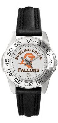 Bowling Green State University Falcons Ladies Leather Sports Watch