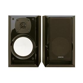 Onkyo D-525 Speakers for CR-525UKD,Gloss Black, Pair