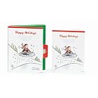 HN2 - Curious George Snow Christmas Cards by  H.A. Rey