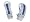 1.40 cts Sapphire Earrings in 18k White Gold LIFETIME WARRANTEE