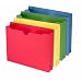 Smead File Jacket, Double-Ply Tab, 2-Inch Expansion, Letter Size, Assorted Colors, 50 per Box (75673)