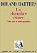 Book LA Chambre Claire: Note Sur LA Photographie (Cahiers du cinema Gallimard)