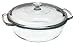 Fire-King Crystal 2-Quart Covered Casserole Dish