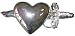 Mens HEART WITH SWORDAlternative Retro Metal Belt Buckle