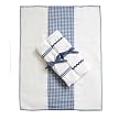 Tadpoles Basics Navy Gingham Burping Cloths - 3-pk.