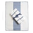 Tadpoles Basics Navy Gingham Burping Cloths - 3-pk.