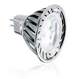 Aurora 4W 12V MR16 Super Bright LED Light Bulbs, Warm White, 3000k (More efficient than CFL Fluorescent Energy Saving MR16 Lamps)