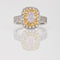 Fancy Pink and Yellow Diamond Ring (1.86 ct. tw.)