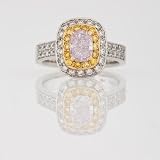 Fancy Pink and Yellow Diamond Ring (1.86 ct. tw.)