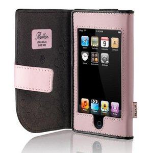 Belkin Leather Folio Case for iPod touch 1G (Cameo Pink/Chocolate)