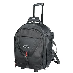 Vanguard Oregon 56 Digital Camera Backpack Black with Red Trim by Vanguard