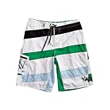ATWATER SIDESWIPE BOARDSHORT WHITE 38W